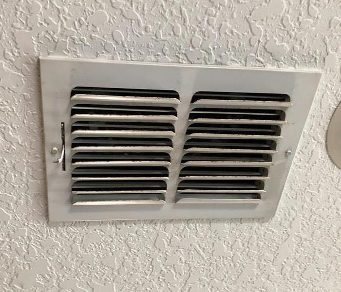HVAC vent before cleaning